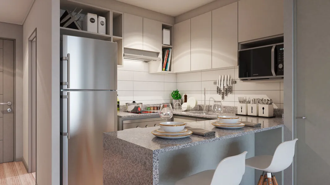 Cocina del departamento